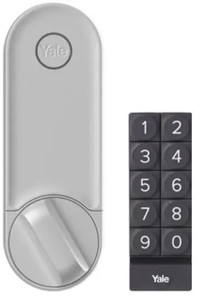 מנעול חכם לדלת Yale Linus™ L2 90600700 כולל קודן צבע כסוף