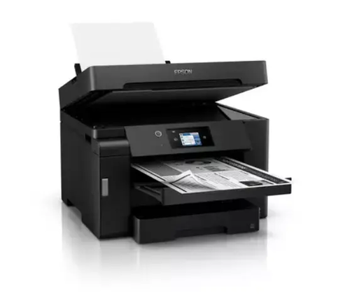 מדפסת הזרקת דיו משולבת EPSON A3 EcoTank M15140 שחור לבן בלבד