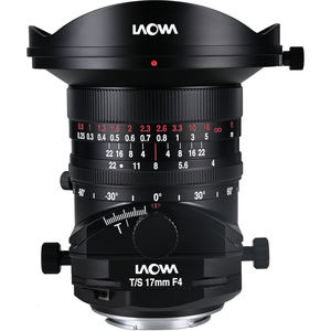 עדשה Venus Optics Laowa 17mm f/4 Zero-D Tilt-Shift (Sony E)