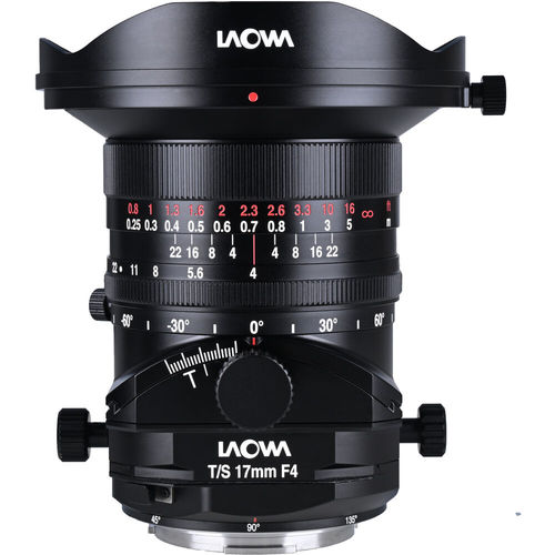 עדשה Venus Optics Laowa 17mm f/4 Zero-D Tilt-Shift (Canon RF)