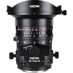 עדשה Venus Optics Laowa 17mm f/4 Zero-D Tilt-Shift (Nikon Z)