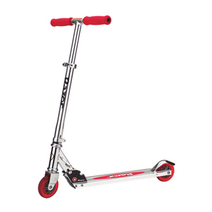 קורקינט מתקפל לילדים ונוער דגם A קיפול מהיר ועד משקל 65 ק"ג - אדום