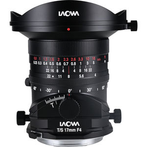 עדשה Venus Optics Laowa 17mm f/4 Zero-D Tilt-Shift (Fuji GFX)