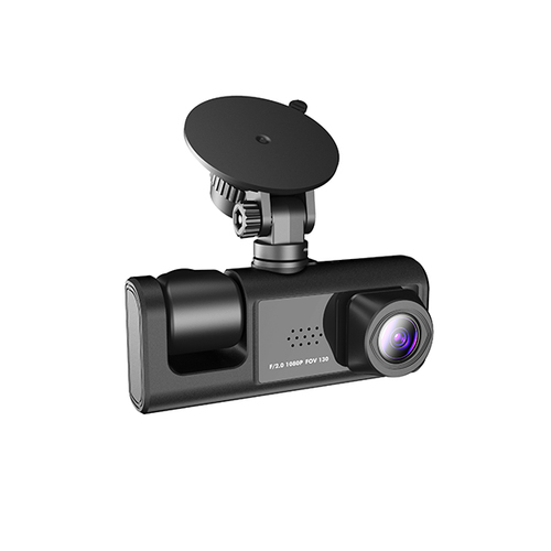 מצלמת דרך לרכב Full HD 1080P עם WiFi ומצלמה קדמית ואחורית