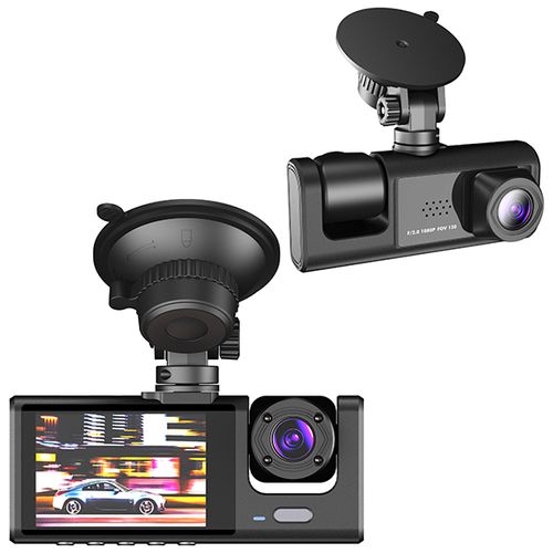 מצלמת דרך לרכב Full HD 1080P עם WiFi ומצלמה קדמית ואחורית