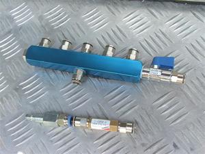 מפצל לחיבורי אויר 4 יציאות ROHER Roher Tools