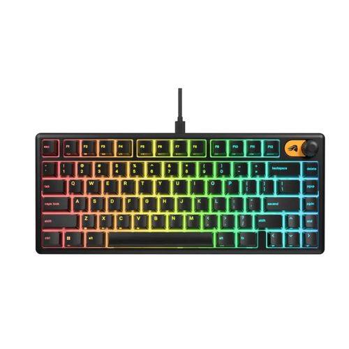 מקלדת גיימינג חוטית Glorious GMBK 75% עם תאורת RGB