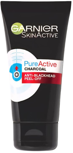 Garnier Charcoal Anti-Blackhead Peel-Off Mask 50ML גרנייה מסכת פחם מתקלפת לניקוי ראשים שחורים