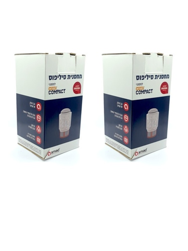זוג מחסניות סילפוס למסנן עמיעד קומפקט