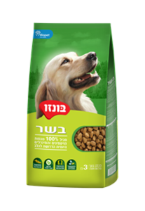 בונזו לכלב בטעם בשר | Bonzo Meat Flavor Dog Food