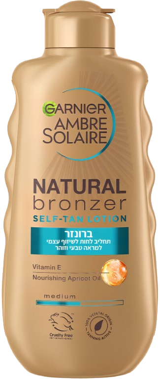 Garnier Natural Bronzer Self-Tan Lotion 175ML גרנייה תחליב לחות לשיזוף עצמי