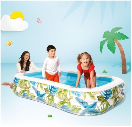 בריכה משפחתית הדפס טרופי 57177 INTEX