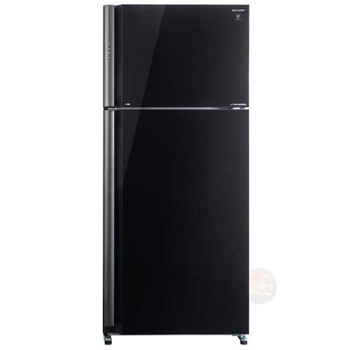 מקרר מקפיא עליון 588 ליטר Sharp SJ-5878BK זכוכית שחורה שארפ