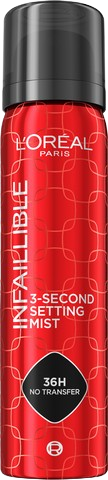 Loreal Infaillible 3-Second Setting Mist 75ML לוריאל אינפליבל ספריי מקבע איפור
