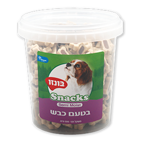 חטיפי בונזו בצנצנת בטעם כבש 500 גרם | Bonzo Lamb Flavor Treats 500g