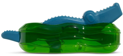 משחק לכלב בארק צעצוע קרוקודיל גומי לעיס - Barkbox Crocness Monster Dog Toy for Dogs Beef Scented 