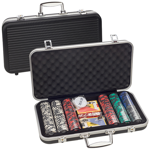PRO POKER סט פוקר מקצועי 300 ציפים מק