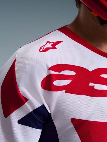 חליפת רכיבה אלפינסטארס לבן / אדום – ALPINESTARS RACER AIR RIWAY 
