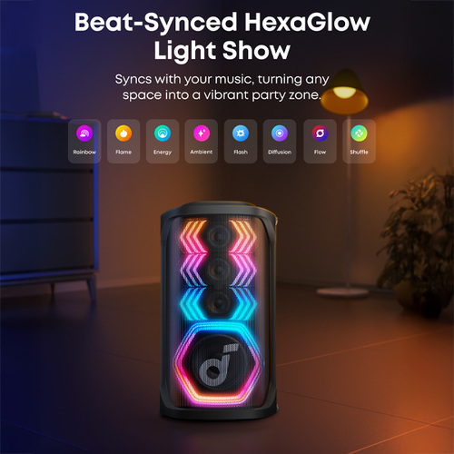 רמקול נייד עם סאבוופר soundcore Rave 3S 200W  