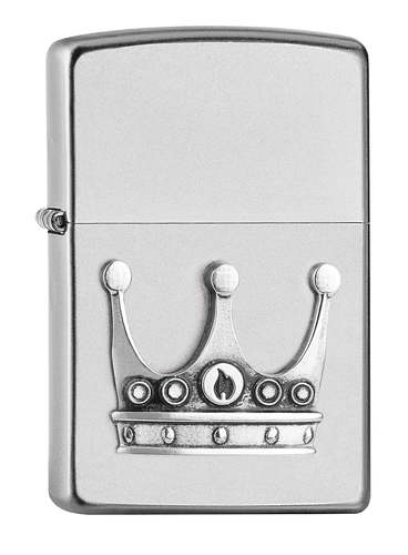 מצית זיפו כתר מלוכה תבליט - ZIPPO