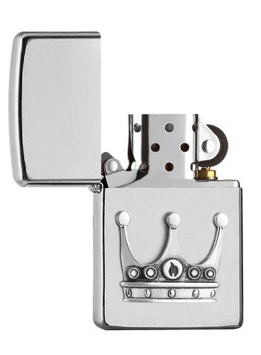 מצית זיפו כתר מלוכה תבליט - ZIPPO