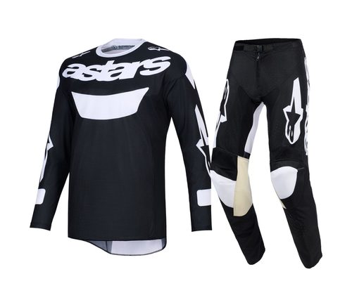 חליפת רכיבה אלפינסטארס שחור / לבן – ALPINESTARS RACER AIR RIWAY 