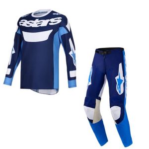 חליפת רכיבה אלפינסטארס כחול / לבן – ALPINESTARS RACER AIR RIWAY 