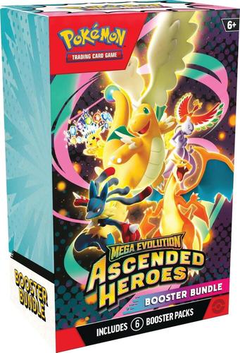 קלפי פוקימון בוסטר באנדל אסנדד הירוז Ascended Heroes Booster Bundle - ME: Ascended Heroes (ASC)