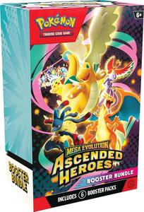 קלפי פוקימון בוסטר באנדל אסנדד הירוז Ascended Heroes Booster Bundle - ME: Ascended Heroes (ASC)