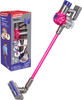 שואב אבק אלחוטי לילדים דייסון DYSON עם מגוון אביזרים Casdon צבע ורוד