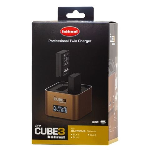 מטען כפול למצלמות Hahnel Procube3 Olympus
