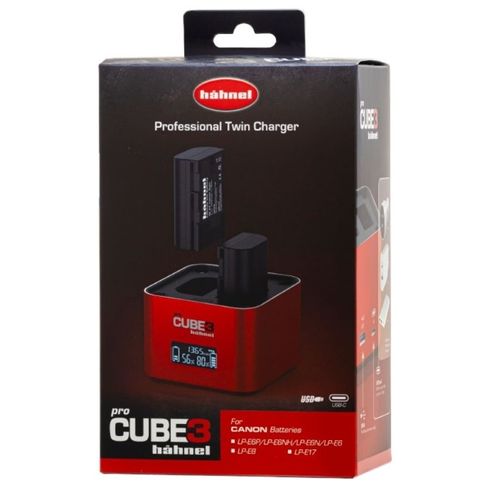 מטען כפול למצלמות Hahnel Procube3 Canon
