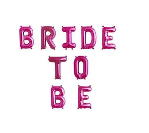 בלוני אותיות bride to be