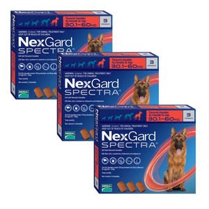 שלישייה נקסגארד ספקטרה 30-60 NexGard SPECTRA תוקף 08/27