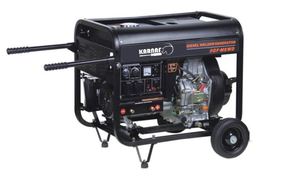 גנרטור דיזל לריתוך כולל סטרטר חשמלי 4800W 190Ah KARNAF 5GF-MEWB חד פאזי