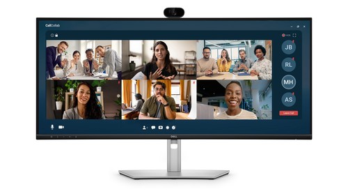 מסך מחשב קעור Dell Pro P 34 USB-C Hub Webcam P3426WEV