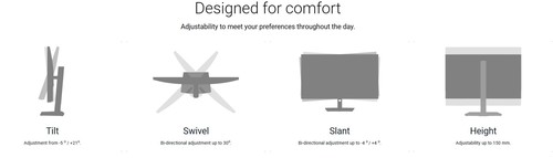מסך מחשב קעור Dell Pro P 34 USB-C Hub Webcam P3426WEV