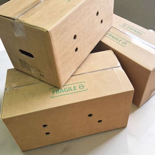 10 ארגזי קרטון ממוחזר דו גלי 60x30x30 מבצע 10 ב60 ₪