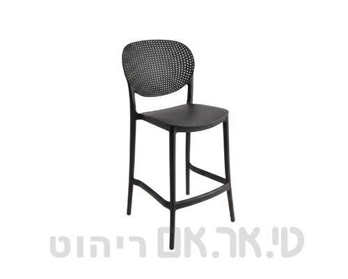 כסא בר דגם מוליו שחור