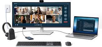 מסך מחשב קעור Dell Pro P 34 USB-C Hub Conferencing P3426WEB