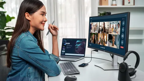 מסך מחשב קעור Dell Pro P 34 USB-C Hub Conferencing P3426WEB