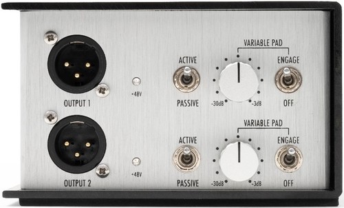 זווית נוספת warm audio stereo direct box - active