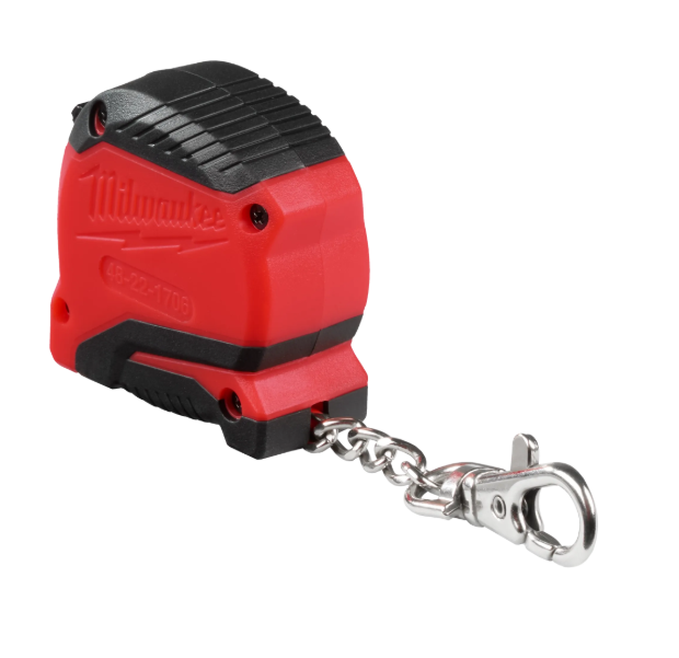 סרט מדידה מחזיק מפתחות Milwaukee 48-22-1706 באורך 6ft/2m