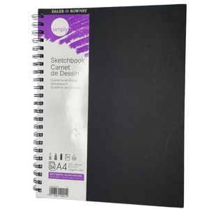 סקצבוק ספירלה 54 דפים DALER ROWNEY Simply A4