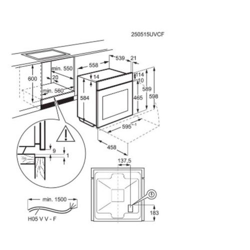 תנור בנוי Electrolux KOFEC40BK ניקוי קטליטי אלקטרולוקס