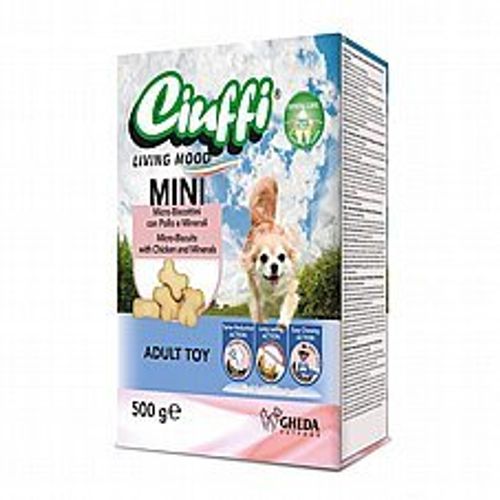 Chiuffi ביסקוויט לכלב מיני עם ויטמינים 500 גרם