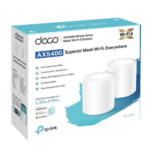 אקסס 2 בארי DECO X60 V3.2 AX5400 MESH