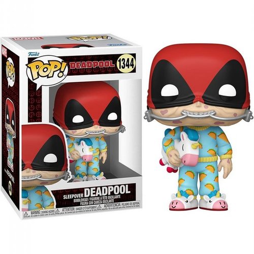 בובת פופ דדפול מסיבת פיג’מות דדפול | Funko Pop! Deadpool Sleepover Deadpool 1344