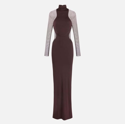 Red Carpet dress with sheer details
