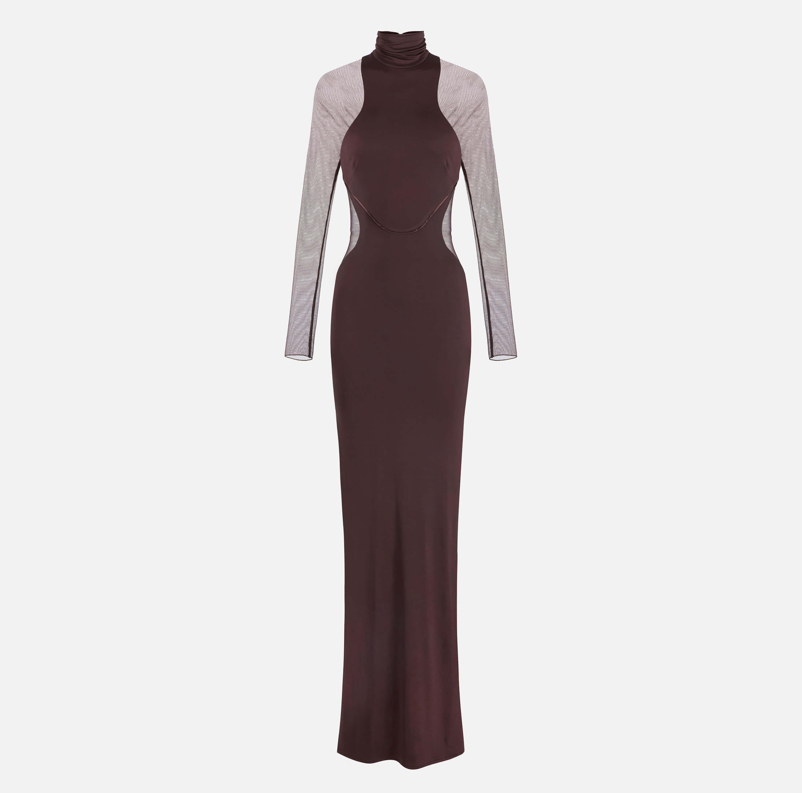 Red Carpet dress with sheer details